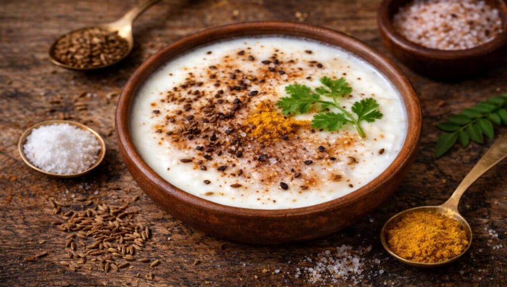 Dahi Se Gas Aur Acidity Kaise Door Karein? (Scientific Guide 2026) Dahi mein bhuna jeera, kala namak aur heeng ka mishran jo gas aur acidity ka turant ilaaj hai.