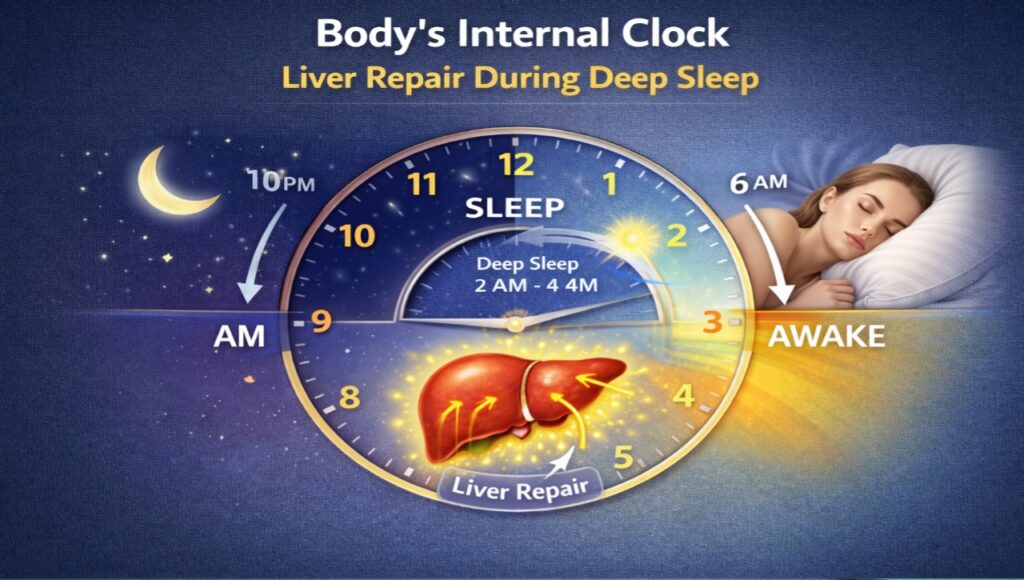 A diagram showing the body