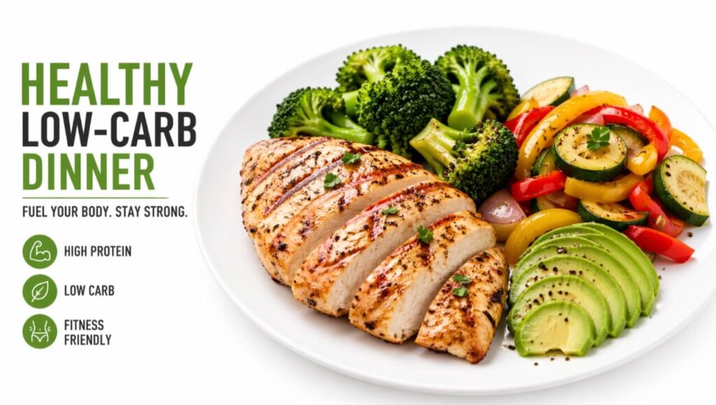 Raat ke khane mein wazan kam karne aur muscles banane ke liye 8 best low-carb high-protein options.